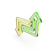 Double Arrow Up Down Directional Frames PNG & PSD Images