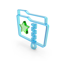 Star File Zip Archive PNG & PSD Images