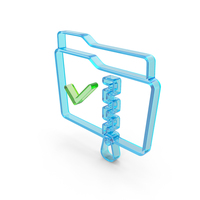 Tick File Zip Archive PNG & PSD Images