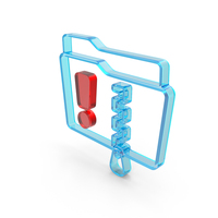 Warning Zip File Archive PNG & PSD Images