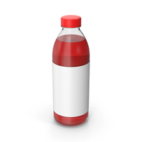 Red Juice Bottle PNG & PSD Images