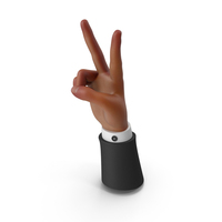 Left Hand Gestures Victory PNG & PSD Images