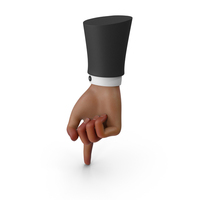 Right Hand Gestures Showing Down Index Finger PNG & PSD Images