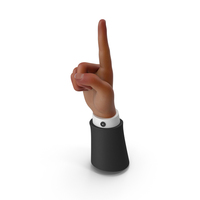 Right Hand Gestures Showing Up Index Finger PNG & PSD Images