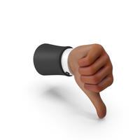 Right Hand Gestures Thumbs Down PNG & PSD Images