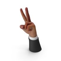 Right Hand Gestures Victory PNG & PSD Images