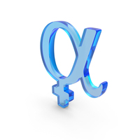 Alpha Female Icon Glass PNG & PSD Images