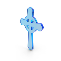Glass Cross Icon PNG & PSD Images