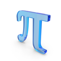 Glass Greek Alphabet Pi Icon PNG & PSD Images