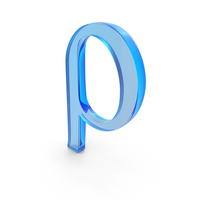 Greek Alphabet Rho Icon Glass PNG & PSD Images