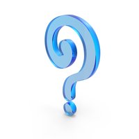 Glass Question Mark Icon PNG & PSD Images