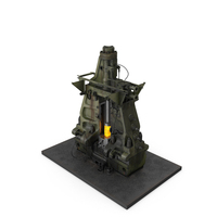 Pneumatic Forging Hammer Machine Old PNG & PSD Images