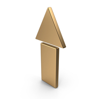 Bronze Up Arrow Icon PNG & PSD Images