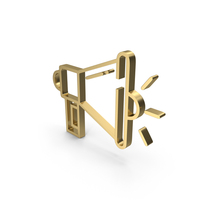 Loudspeaker Icon Gold PNG & PSD Images
