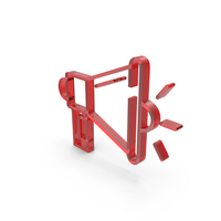 Loudspeaker Icon Glass PNG & PSD Images