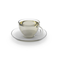 Glass Cup Of Green Tea PNG & PSD Images