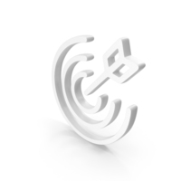 White Target Icon PNG & PSD Images