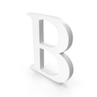 White Greek Letter Beta Icon PNG & PSD Images