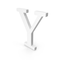 Greek Letter Upsilon Icon White PNG & PSD Images