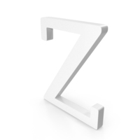 White Greek Letter Zeta Icon PNG & PSD Images