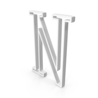Out Line Greek Letter Nu Icon White PNG & PSD Images