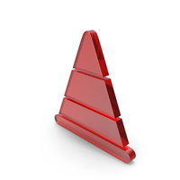 Glass Traffic Cone Icon PNG & PSD Images