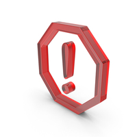 Glass Warning Icon PNG & PSD Images