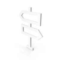 Road sign Icon White PNG & PSD Images