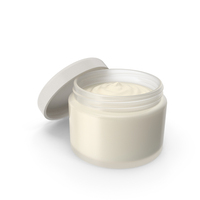 Open Glass Cosmetic Cream Jar PNG & PSD Images