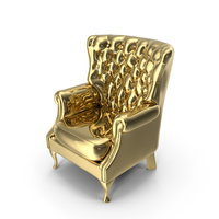 Golden Chair PNG & PSD Images