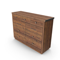 Natural Wood Dresser PNG & PSD Images