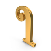 Gold Letter I Icon PNG & PSD Images