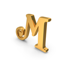 Gold Letter M Icon PNG & PSD Images