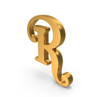 Gold Letter R Icon PNG & PSD Images
