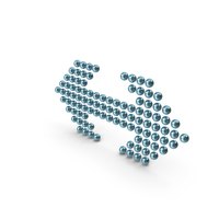 Double Sided Blue Arrow Icon PNG & PSD Images