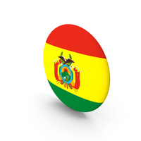 Golden Flag Badge of Bolivia PNG & PSD Images