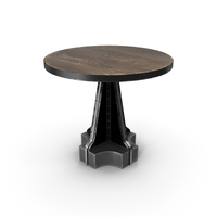 French Column Table In The Industrial Style PNG & PSD Images