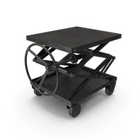 Industrial Scissor Lift Table PNG & PSD Images