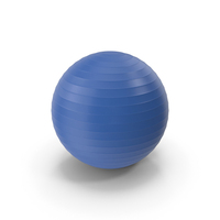 Yoga Exercise Ball (Blue) PNG & PSD Images