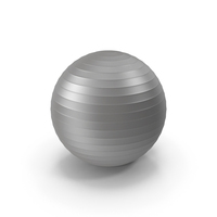 Yoga Exercise Ball (Grey) PNG & PSD Images