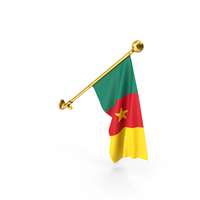 Wall Hanging Flag Cameroon PNG & PSD Images