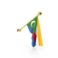 Comoros Wall Hanging Flag PNG & PSD Images