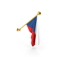 Czech Republic Wall Hanging Flag PNG & PSD Images