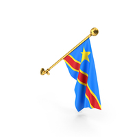 Wall Hanging Flag Democratic Republic of Congo PNG & PSD Images