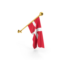 Wall Hanging Flag Denmark PNG & PSD Images
