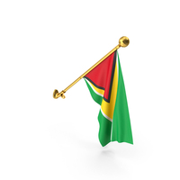 Guyana Wall Hanging Flag PNG & PSD Images