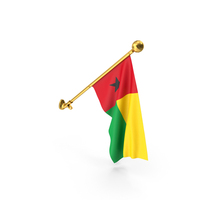 Guinea Bissau Wall Hanging Flag PNG & PSD Images