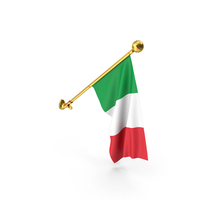 Italy Wall Hanging Flag PNG & PSD Images