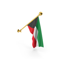 Wall Hanging Flag Kuwait PNG & PSD Images