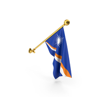 Wall Hanging Flag Marshall Islands PNG & PSD Images